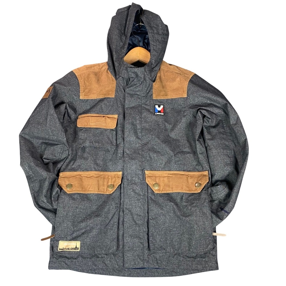 Millet Ski Jacket‎ Men's L Corduroy Trim Waterproof Extreme Model Parka Outdoor